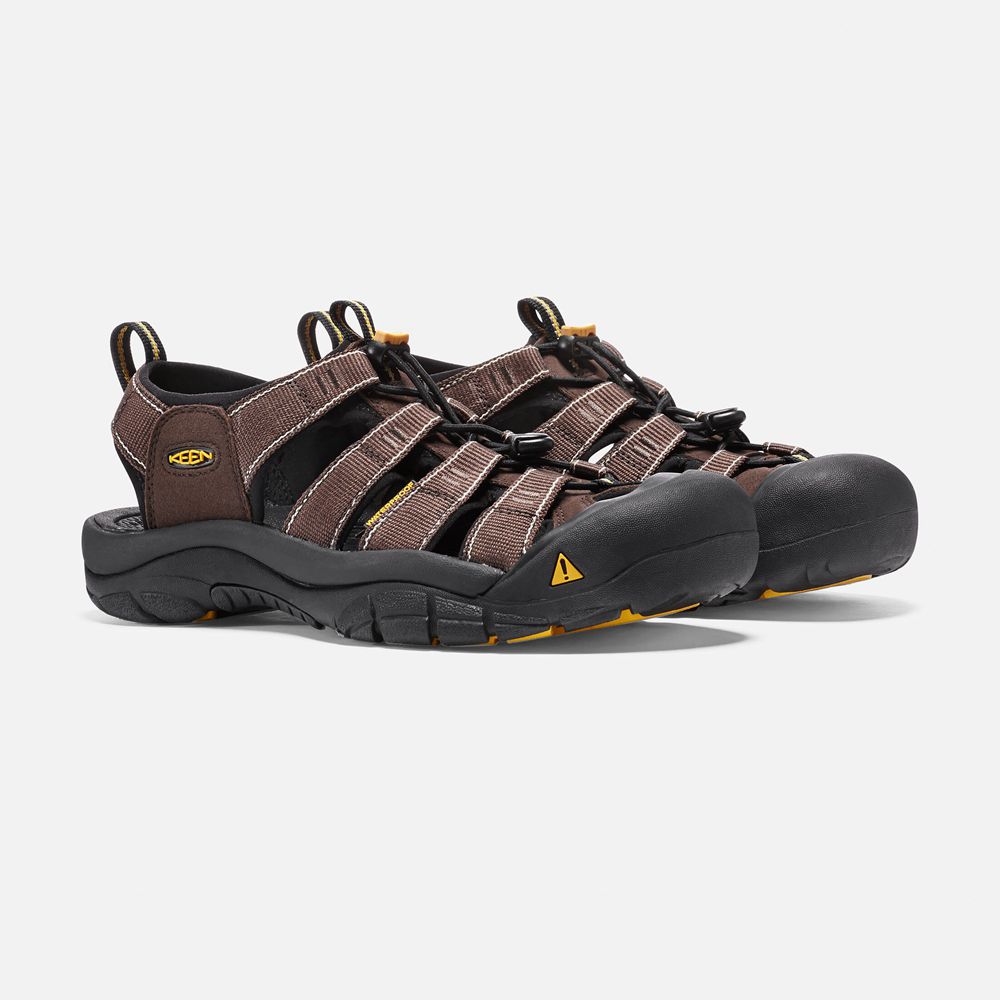 Keen Outdoor Sandalet Erkek Kahverengi/Siyah - Newport H2 - Türkiye EMSG69034